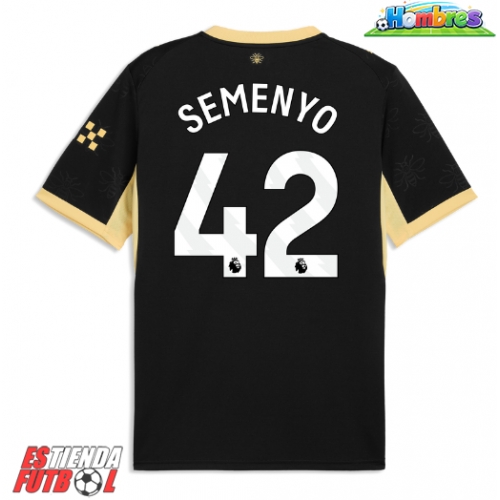 Manchester City Antoine Semenyo #42 Segunda Equipación 2026-27 Manga Corta